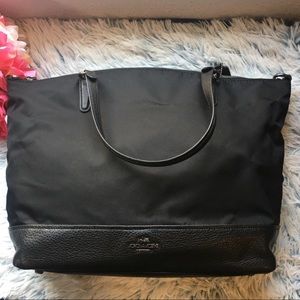 Nylon coach purse
